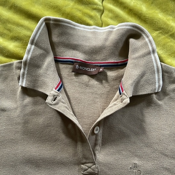 Moncler Beige Short Sleeve Tee - Picture 3 of 3